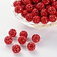 Pave Disco Ball Beads(X-RB-A130-10mm-18)-1