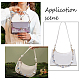 Marble Pattern Acrylic Curb Chain Bag Strap(FIND-WH0092-30)-4