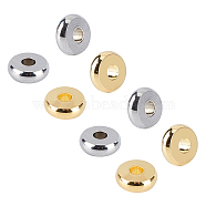 304 Stainless Steel Spacer Beads, Flat Round, Platinum & Golden, 6x2mm, Hole: 1.8~2mm, 2 colors, 50pcs, 100pcs(STAS-UN0011-74)