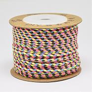 Nylon Thread, Colorful, 2mm, about 20yards/roll(NWIR-D050-04)