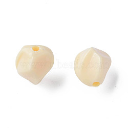 Opaque Acrylic Beads, Nuggets, PeachPuff, 16.5x15x13.5mm, Hole: 2.5mm, about 340pcs/500g(MACR-S373-140-A15)