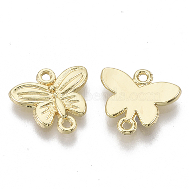 Light Gold Butterfly Alloy Links