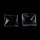 Transparent Glass Square Cabochons(X-GGLA-A001-30mm)-2