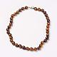 Natural Tiger Eye Beads Necklaces(NJEW-F138-8mm-02)-1