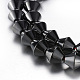 magnétiques brins de perles d'hématite synthétique(G-A164-09B)-1