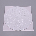 48 Pcs Paper Heat Press Thermal Transfer Crafts Puzzle, Flat Round, White, 24~39x25~44x1.5mm(X1-DIY-TAC0005-69)