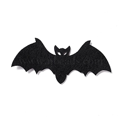 Wool Felt Bat Party Decorations, Halloween Themed Display Decorations, for Decorative Tree, Banner, Garland, Black, 122x55x2mm(AJEW-P101-01B)