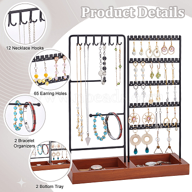 Iron Jewelry Display Stands(AJEW-WH0518-11A)-4