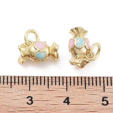 Rack Plating Brass Enamel Charms(KK-G512-19D-G)-3