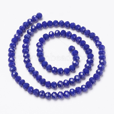 Opaque Solid Color Glass Beads Strands(EGLA-A034-P6mm-D07)-2