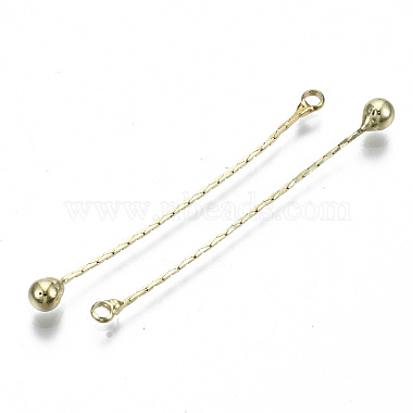 Brass Chain Tassel Big Pendants(KK-R129-12A-G)-2