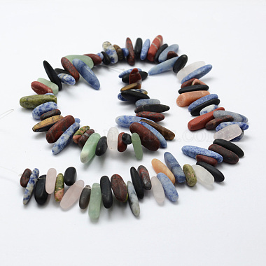 Natural & Synthetic Mixed Gemstone Bead Strands(X-G-P211)-2