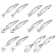 6 Pairs 6 Styles Alloy Snap Hair Clips for Woman Girls(OHAR-CP0001-12)-1