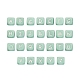 ブレスレットやネックレスを作るための26個の26スタイルのシリコンアルファベットビーズ(SIL-SZ0001-01C)-1