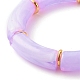 Bracelets extensibles en perles de tube acrylique(BJEW-JB07774-03)-4