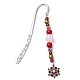 Christmas Theme Alloy Hook Bookmarks(AJEW-JK00336)-4