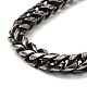 304 Stainless Steel Wheat Chain Necklace with Magnetic Clasp for Men Women(NJEW-E038-05AS)-2