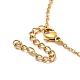Crystal Rhinestone Heart Dangle Hoop Earring & Pendant Nacklace(SJEW-P002-02G)-7
