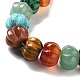 naturelles et synthétiques mélangées perles de pierres précieuses brins(G-K335-02B)-3