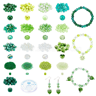 Green Glass Bracelets