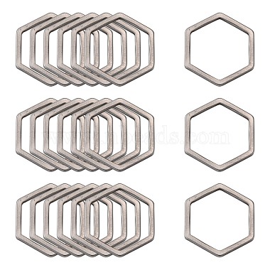 Stainless Steel Color Hexagon 304 Stainless Steel Linking Rings