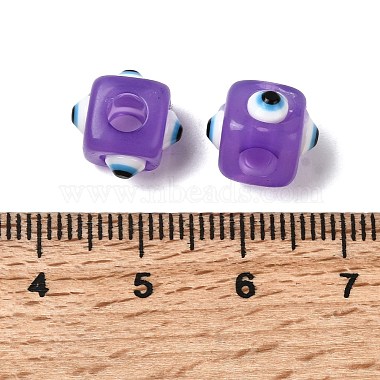 Resin Evil Eye European Beads(RESI-A021-16)-2