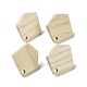 Boucles d'oreilles en bois de frêne(EJEW-N017-011D)-1