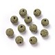Perles de pierre de lave naturelle non cirées(G-F325-8mm-A11)-1
