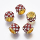 Brass European Beads(CPDL-R002-02G-06)-1