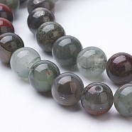 Natural Jasper Bead Strands, Round, 8~8.5mm, Hole: 1mm, about 48pcs/strand, 15.3 inch(G-P226-02-8mm)