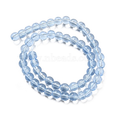 verre rondes rangées de perles(GLAA-I028-6mm-17)-2