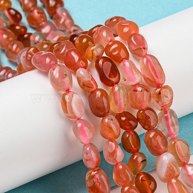 Natural Agate Beads Strands(G-P497-01A-11)-2