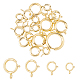 20Pcs 4 Sizes Eco-friendly Brass Spring Ring Clasps(KK-FH0005-51)-1