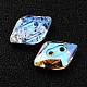 2-Hole Rhombus Glass Rhinestone Buttons(BUTT-D001-L)-7