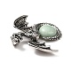 Gros pendentifs en aventurine verte naturelle(G-B033-07O)-4