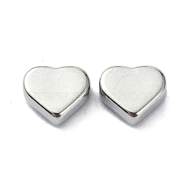 Stainless Steel Color Heart 304 Stainless Steel Beads