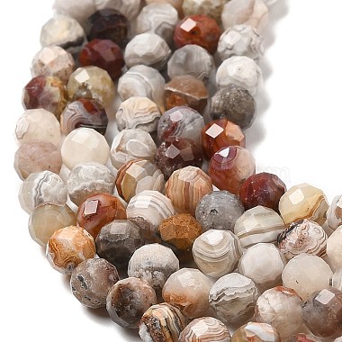 Natural Mexican Agate Bead Strands(G-E608-A11-C)-3