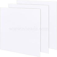 Foamed PVC Mould Plates, Rectangle, Sand Table Model Material Supplies, White, 300x400x3mm(DIY-BC0004-67A)