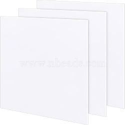Foamed PVC Mould Plates, Rectangle, Sand Table Model Material Supplies, White, 300x400x3mm(DIY-BC0004-67A)