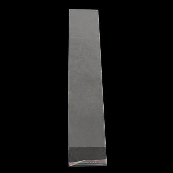 Rectangle OPP Cellophane Bags, Clear, 37x9cm, Unilateral Thickness: 0.035mm, Inner Measure: 33x9cm