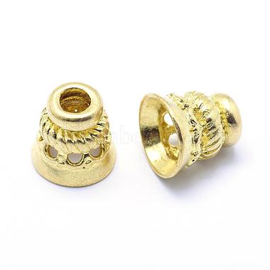 Brass Bead Cones(KK-G319-20C-RS)-2