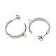 304 Stainless Steel Stud Earring Findings(STAS-C160-01B-P)-2