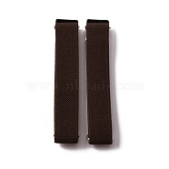 Unisex Polyester Elastic Adjustable Armbands, Anti-Slip Shirt Sleeve Holders, Coconut Brown, 3/4 inch(2cm), Inner Diameter: 2~4 inch(5~10cm), 2pcs/set(BJEW-WH0020-11P-03)