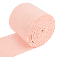 Non Woven Fabric Embroidery Needle Felt for DIY Crafts, Dark Salmon, 140x3mm, about 6m/roll(DIY-WH0156-92V)