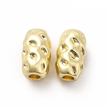 Alloy Beads, Long-Lasting Plated, Cadmium Free & Lead Free, Column, Light Gold, 8x4.5mm, Hole: 1.6mm