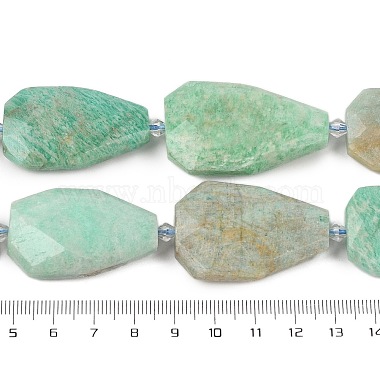 amazonite naturelles brins de perles(G-P548-B25-01)-4