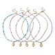 Golden Brass Heart Pendant Necklace(NJEW-JN04530)-1