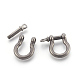 304 Stainless Steel Screw D-Ring Anchor Shackle Clasps(STAS-E446-29AS)-2