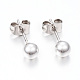 304 boucles d'oreilles en inox(EJEW-H353-03S-4MM)-1