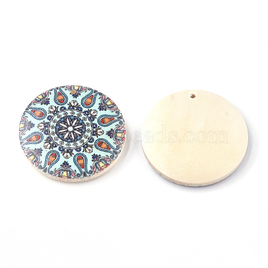 Printed Wooden Pendants(WOOD-S045-034A)-2